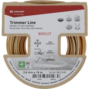 Kramp Fir trimmer NL2415BIOKR Biocut Starch Rotundă Ø2