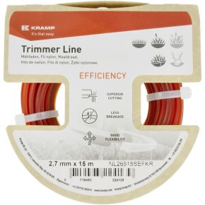 Kramp Fir trimmer NL26515SEFKR Efficiency Pătrat Ø 2