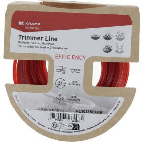 Kramp Fir trimmer NL3015SEFKR Efficiency Pătrat Ø 3mm 15m