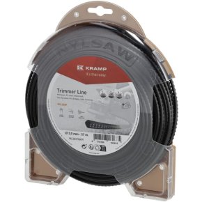 Kramp Fir de tăiere NL3037NKR Nylsaw pătrat diametru 3mm 37m negru