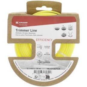 Kramp Fir trimmer NL3315EFKR Efficiency rotund galben Ø3