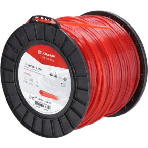 Kramp Fir de tăiere NL40122SKR Pro Performance pătrat 4mm 122m Roșu