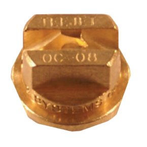 TeeJet Duză OC08 OC Jet plat descentrată 08 Alamă