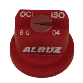 Duză jet plat oblic OCI8004 OC 80° 04 roșie Albuz