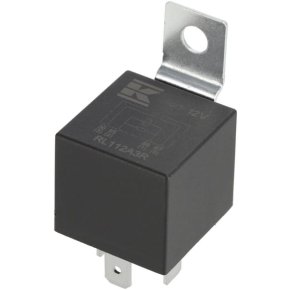 Releu RL112A3R mini 12V 40A deschidere normală cu rezistor cu suport Kramp