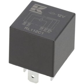 Releu mini RL112C1 12V interschimbare 30A/40A fără suport Kramp