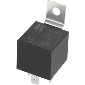 Releu mini RL112C3 12V interschimbare 30A/40A diodă cu suport Kramp