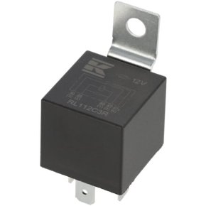 Releu mini RL112C3R interschimbare 12V 30A/40A cu rezistor cu suport Kramp