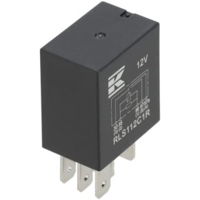 Micro releu RLS112C1R 12V 20A/35A cu rezistor Kramp