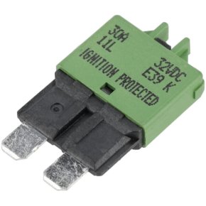 Kramp Siguranță termică SI25030 E.T.A. cu resetare manuală 28V 30A lungime 34,4mm verde