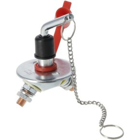 Comutator baterie SW10007KR Kramp tip mini rotund argintiu M10 12-48V 150A/1000A (5sec) IP63