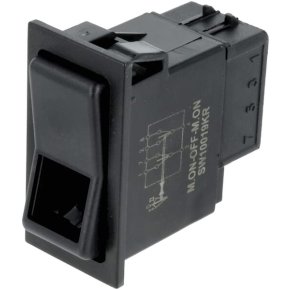Comutator basculant SW10019KR (I)-0-(II) mom-off-mom iluminare funcțională 8 pini 12-24V Kramp