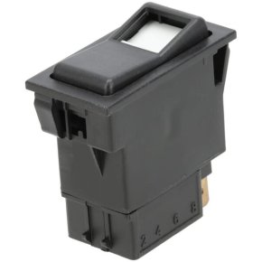 Întrerupător basculant SW10031KR Off-On-On 12V 7 pini iluminare de localizare cu bec Kramp