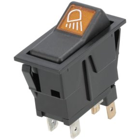 Întrerupător basculant SW10035KR I-0 pornit-pornit 12V 4 pini lampă de lucru dreapta Kramp