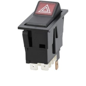 Întrerupător basculant SW10037KR I-0 avertizare de pericol 12V 7 pini Kramp