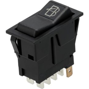 Întrerupător basculant SW10044KR I-0-(II) ștergător parbriz spate 12V 8 pini Kramp
