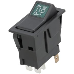 Întrerupător basculant SW10050KR I-0 oprit-pornit 12V 4 pini far auxiliar Kramp