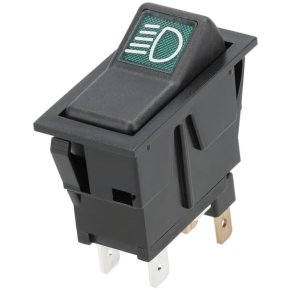 Întrerupător basculant SW10052KR I-0 pornit-pornit 0 I fază scurtă 12V 4 pini Kramp