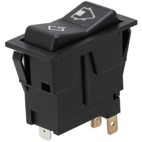 Întrerupător basculant SW10057KR (I)-0-(II) Mom-On-Mom 12V 4 pini Kramp