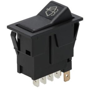 Întrerupător basculant SW10058KR I-0-(II) pornit-pornit-mamă 12V 8 pini ștergător parbriz Kramp