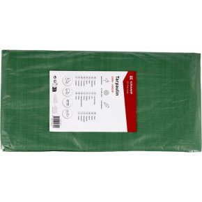 Kramp Prelată T400800100KR 4x8m 100g/m² Verde