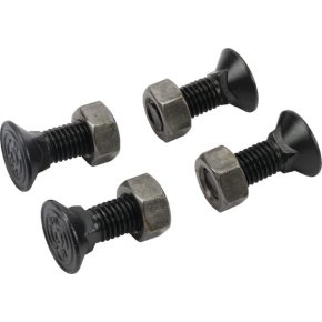 Kramp Set șuruburi plug TB30103 cu gât pătrat și piuliță M12x35mm 4 buc.