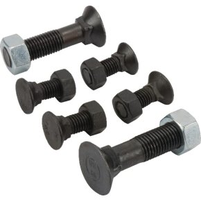 Kramp Set șuruburi plug TB30112 cu gât pătrat și piuliță M12x35mm 4 buc. M16x70mm 2 buc.