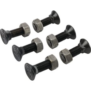 Kramp Set șuruburi plug TB30185 cu gât pătrat și piuliță M12x40mm VK 6 buc.