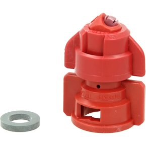 Duză cu jet plat, dublă injecție de aer TDHS11004 TDHS 110-04 roșie Agrotop