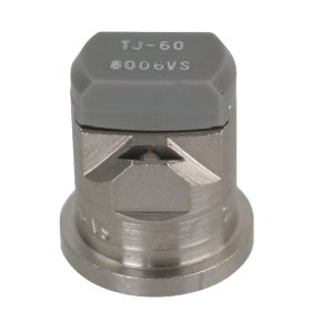 TeeJet Duză ventilator dublu plat TJ608006 TJ 80° Injecție aer 06 Gri Oțel inoxidabil