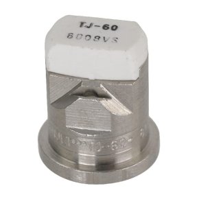 TeeJet Duză ventilator dublu plat TJ608008 TJ 80° 08 injecție aer albă oțel inoxidabil