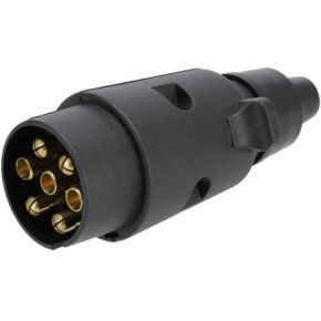 Kramp Conector remorcă TR00001KRPACK 7 pini plastic 12V terminale cu șurub Pachet 10 buc