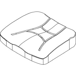 Kramp Pernă scaun TS60066KR