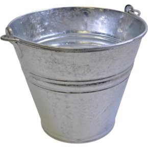 Kerbl Găleată metalică TZ1111 Cu mâner pentru transport 11 l