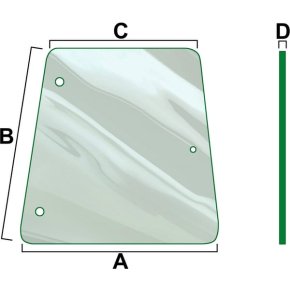 Vapormatic Geam VPM7153 Transparent Stânga Dreapta 5mm