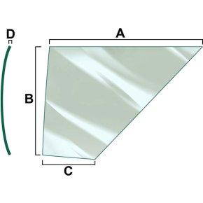 Vapormatic Geam ușă inferioară VPM7411