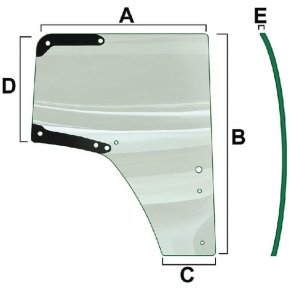 Vapormatic Geam ușă VPM7469 dreaptă