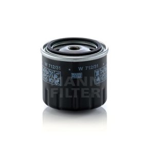 MANN-FILTER Filtru de ulei W71231 M14 76mm