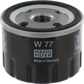 MANN-FILTER Filtru de schimb pentru uleiul de lubrifiere W77 Ulei 59mm x 76mm