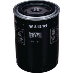 MANN-FILTER Filtru de ulei W 818/81 Celuloză impregnată 122 mm 82 mm