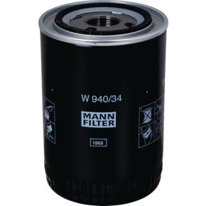 MANN-FILTER Filtru de ulei W 940/34 17 µm 142 mm