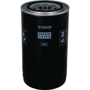 MANN-FILTER Filtru de ulei W 950/39 Filtrare 25µm Filet M27 Lungime 171mm Diametru 93mm