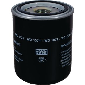 MANN-FILTER Filtru ulei hidraulic WD1374 25 µm 177 mm