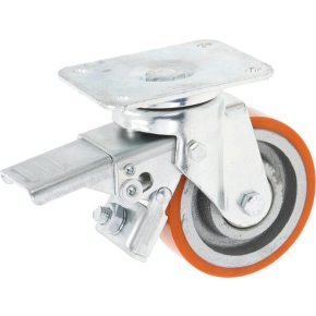 Rolă de ghidare WH700P100 cu frână 100mm Ro-Carr