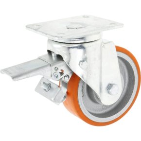 Rolă de direcție WH700P15050 cu frână 150x50 mm Ro-Carr