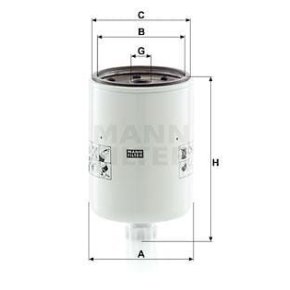 MANN-FILTER Filtru Combustibil WK13003 1-1/4in UNF 307mm