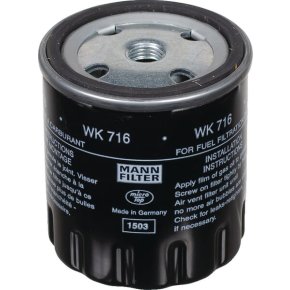 MANN-FILTER Filtru de combustibil WK716 10 µm Celuloză impregnată