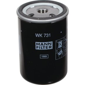 MANN-FILTER Filtru de combustibil WK731 10 µm M16x1.50 117 mm