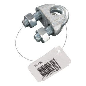 Kramp Clemă de cablu WL16L Zincată 16 mm