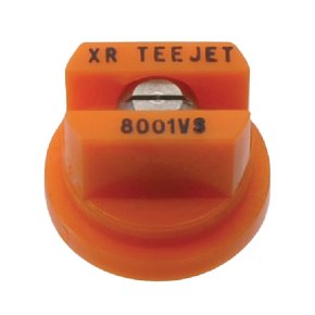 TeeJet Duză ventilator plat XR8001VS XR 80° Oțel inoxidabil 01 Portocalie
